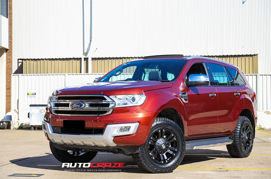 FORD EVEREST MONSTER XD MATTE BLACK
